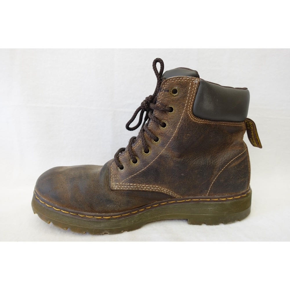 Dr. Martens Air Wair Boots Distressed Brown Leather Men Size 13